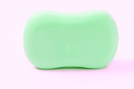 soap on white backgroundの写真素材