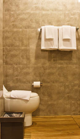 Toilet in the modern bathroom の写真素材