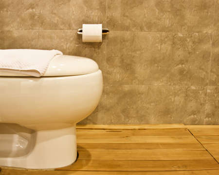 Toilet in the modern bathroom の写真素材