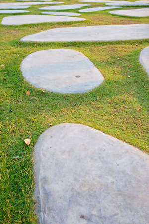 Stone walkwayの写真素材