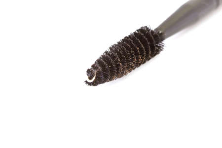 Cosmetic brush isolated on white backgroundの写真素材