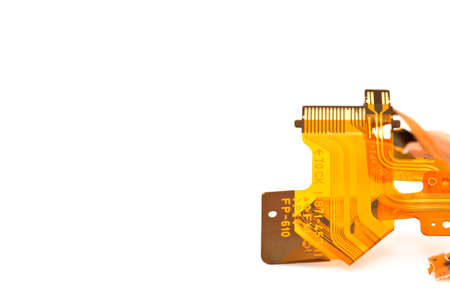 close-up of electronic circuit board