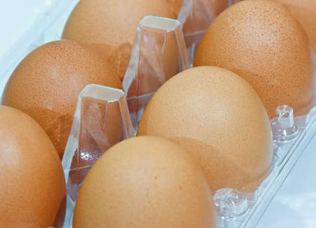 eggs in the plasstic package 