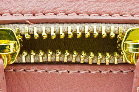 zip on a bag backgroundの写真素材