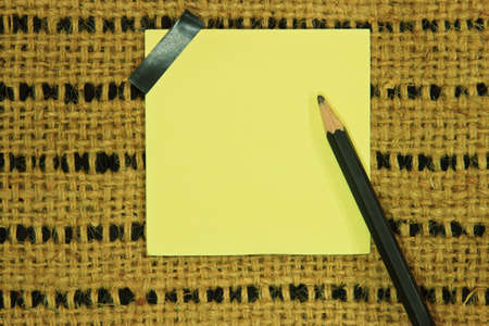 Note paper with idea background の写真素材