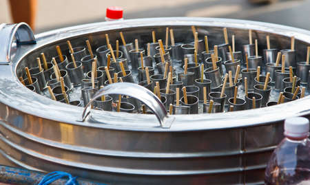 ice-cream with stick of thailandの写真素材