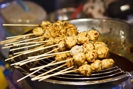 Meat ball grilledの写真素材