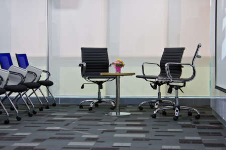 Empty business conference room interior.の写真素材