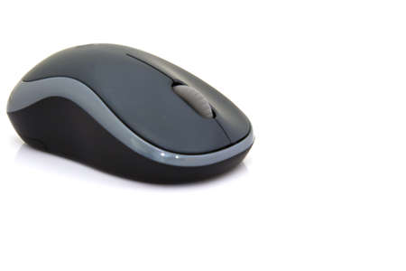 Wireless computer mouse isolated on white background.の写真素材