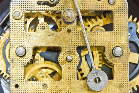 clock mechanism made in the techniqueの写真素材