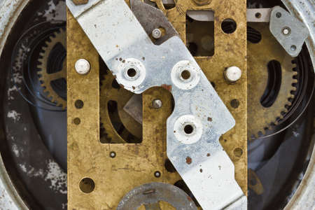 clock mechanism made in the techniqueの写真素材