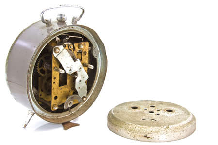 clock mechanism made in the techniqueの写真素材