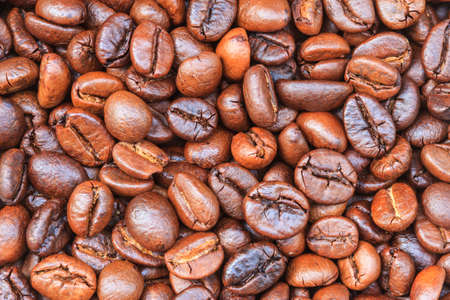 close up brown coffee background texture