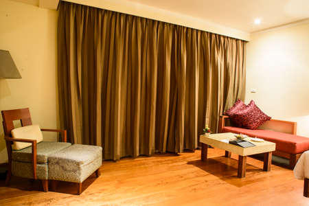 TRAT, THAILAND - 25 OCTOBER 2015- Editorial: Fantastic bedroom interior with bed at The Emeraldcove Hotelのeditorial素材