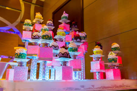 cupcakes at buffetのeditorial素材