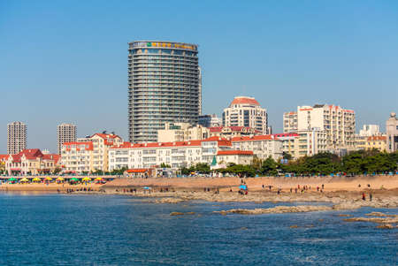 Qingdao \ 's seashoreのeditorial素材