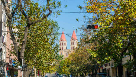 the church on the streetのeditorial素材