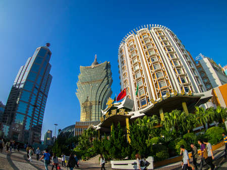 Casino Lisboa in Macauのeditorial素材