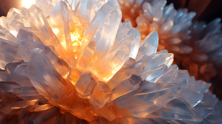 crystal chandelier close-up, beautiful background, macroの素材