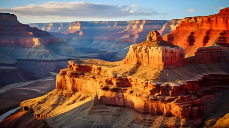 View of the Grand Canyon National Park in Arizona, United States.の素材