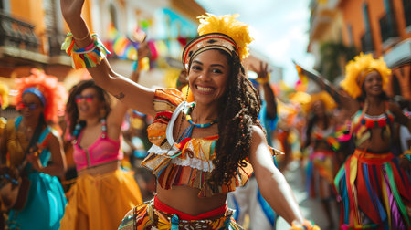 Carnaval de Cartagena 2016. Carnaval de Cartagena is one of the biggest carnival in the world.の素材