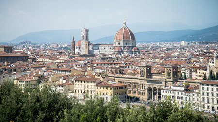 Florance, Italy - September 7, 2014: View of Florance landscapeのeditorial素材