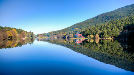 Golcuk, Turkey - October 28, 2013: National Park Golcuk. Boluのeditorial素材