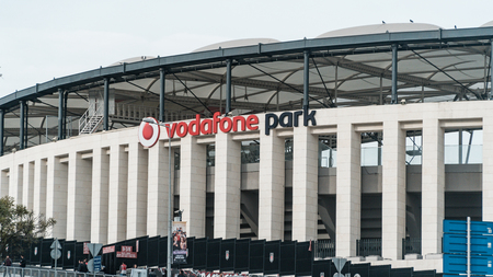 Istanbul, Turkey - December 2017: Turkish football club Besiktas's new stadium Vodafone Arenaのeditorial素材