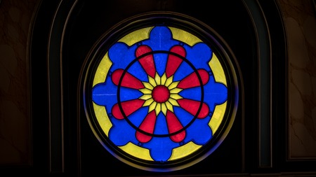 istanbul, Turkey - March 2018: Interior detail from Bulgarian Sveti Stefan St. Stephen Church, an...