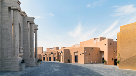 Doha,Qatar- January 2019: Katara Cultural village with multi purpose hall amphitheater