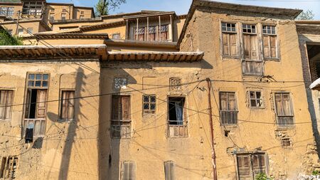 Masuleh, Iran - May 2019: Houses in traditional village of Masuleh in Gilan provinceの写真素材