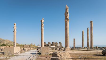 Persapolis, Iran - May 2019: Historical city of Persapolis in Shiraz, Iranのeditorial素材