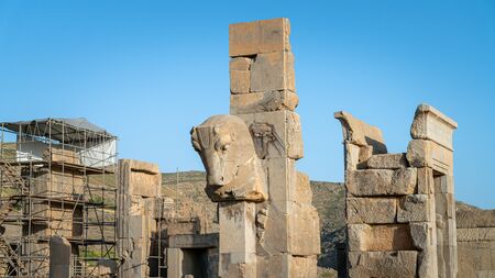 Persapolis, Iran - May 2019: Historical city of Persapolis in Shiraz, Iranのeditorial素材