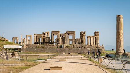 Persapolis, Iran - May 2019: Historical city of Persapolis in Shiraz, Iranのeditorial素材