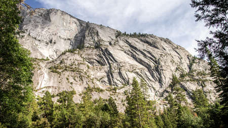 Yosemite CA USA - August 2014: Yosemite National Park Panoramic landscapeのeditorial素材