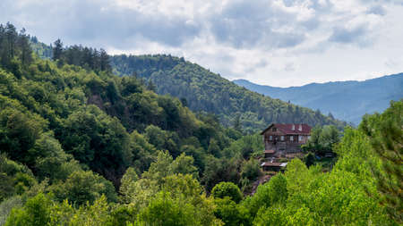 Traditional Kastamonu house in green nature, Pinarbasi, Kastamonu Turkey