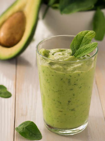 Spinach smoothieの写真素材
