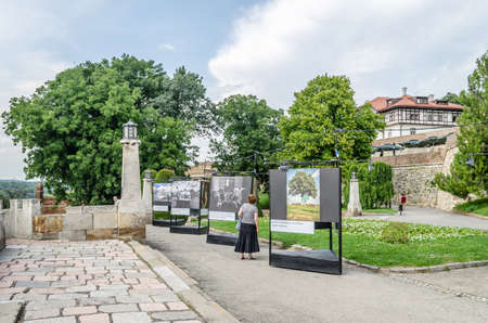 Belgrade, Serbia - July 29, 2014: The Old Fortress on Kalemegdan in the capital of Serbia, Belgrade.のeditorial素材