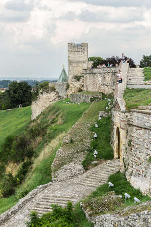 Belgrade, Serbia - July 29, 2014: The Old Fortress on Kalemegdan in the capital of Serbia, Belgrade.のeditorial素材