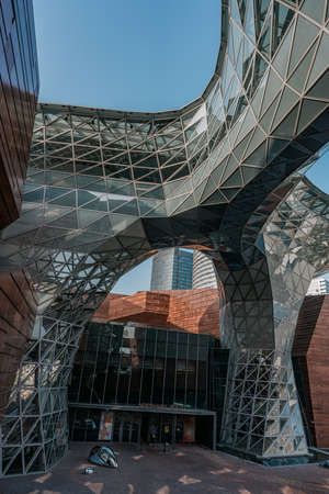 Shanghai World Expo Museum, Chinaのeditorial素材