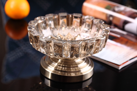 ashtray on the deskの写真素材