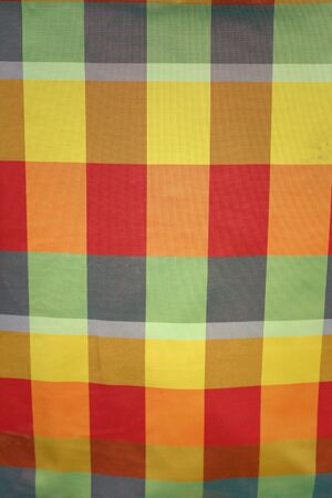A background or texture of colorful fabricの写真素材
