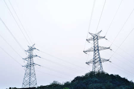 High voltageの写真素材