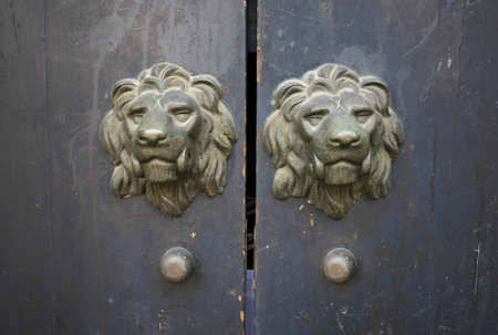 Ancient door knobの写真素材