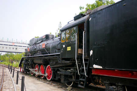 Steam train locomotiveのeditorial素材