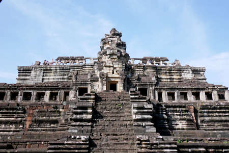 Angkor Thom in Cambodiaの写真素材
