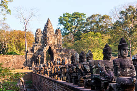 Angkor Thom in Cambodia capital gate