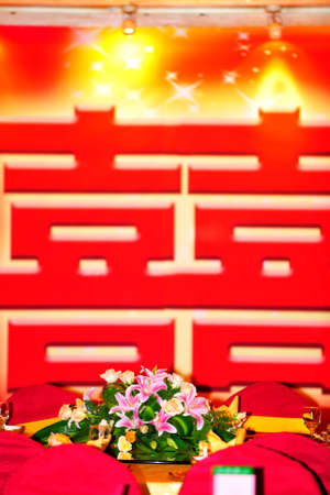 Wedding table banquetの写真素材