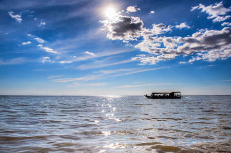 Cambodia's Tonle SAPの写真素材