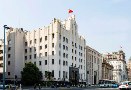 Building of Shanghai Municipal Federation of trade unionsのeditorial素材